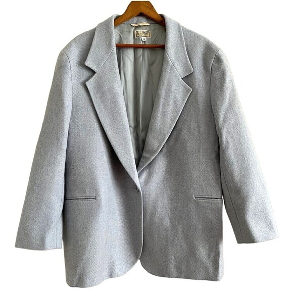 LL Bean vintage Wool blazer size 18 preppy heritage - Picture 4 of 12